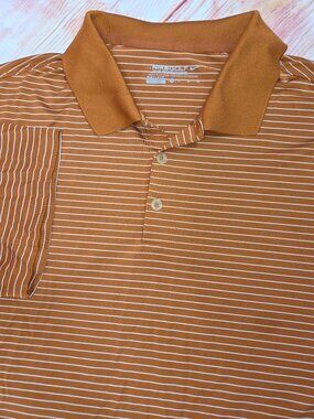 Nike Golf Dri-Fit Tour Performance Burnt Orange Polo XL